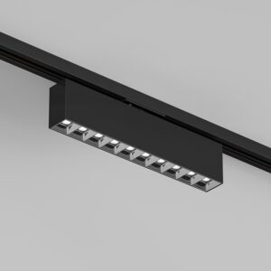 DK6444-BK Поворотный однофазный трековый светильник EDDER со светодиодом L273mm 220V 20W 30° 4000K IP20 черный алюминий
