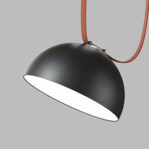 DK5562-BK Cветильник для трека-ремня Belty, серия Flow со светодиодом, D300*H171мм, 48V DC, 28W, RA90, 120°, 4000K, IP20, черный, алюминий