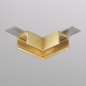 TR5731-SB Угловой элемент для трека SHINE BASE 90° потолок-потолок, сатинированная латунь, алюминий