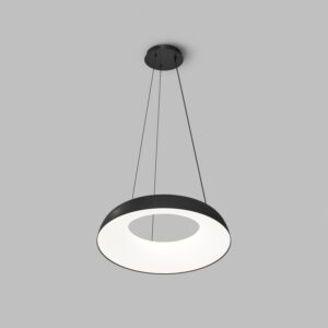 Cветильник подвесной TORION, 70Вт LED, ?630x1500 мм, 3000–6000K, алюминий, акрил, черный